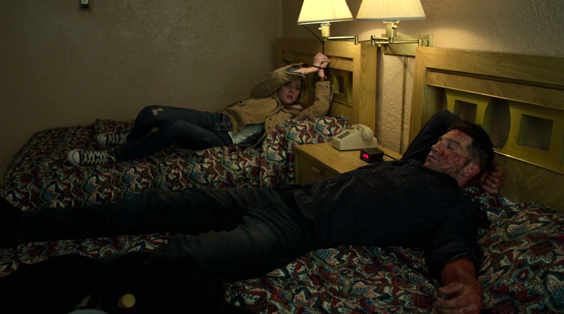 Illustration for article titled Frank holes up in a motel as The Punisher frustratingly slows down its pace